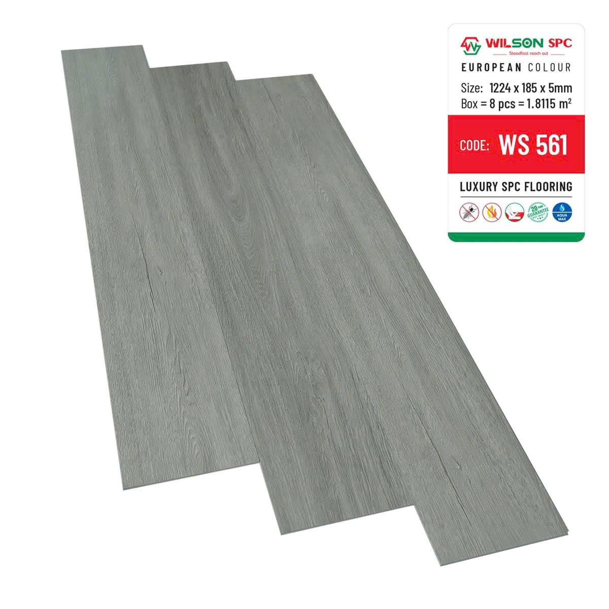 Sàn Nhựa Hèm Khóa Wilson 5mm Mã W561 1 Sàn Nhựa Hèm Khóa Wilson 5mm Mã W561