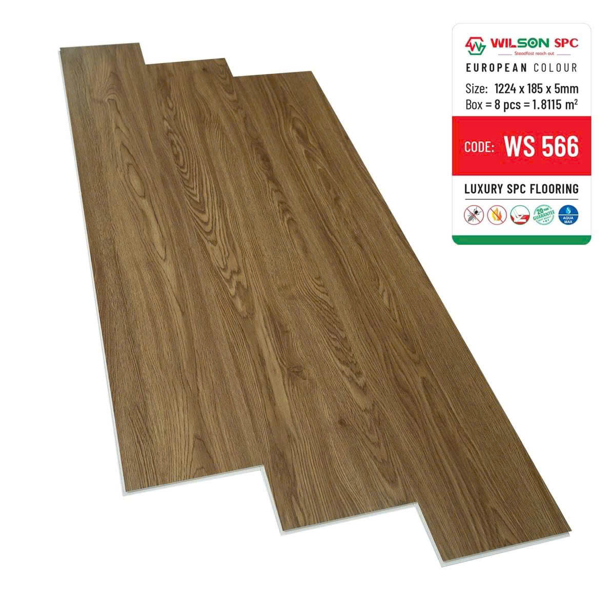 Sàn Nhựa Hèm Khóa Wilson 5mm Mã W566 1 Sàn Nhựa Hèm Khóa Wilson 5mm Mã W566