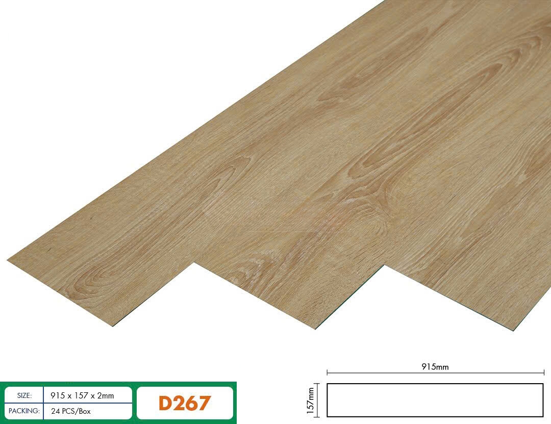 Sàn nhựa keo sẵn glotex 2mm D267