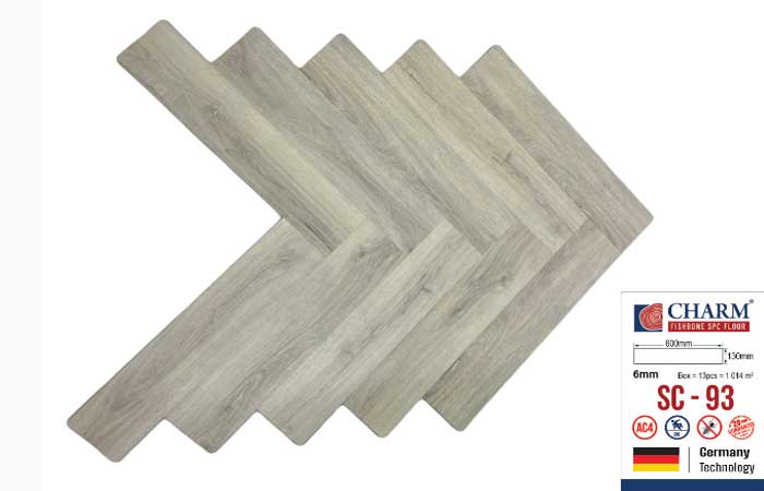 sàn nhựa xương cá Charm Wood SC93