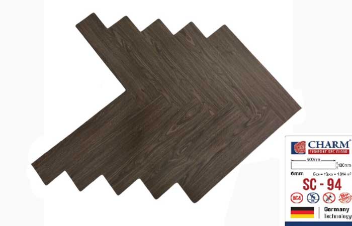 sàn nhựa xương cá Charm Wood SC94